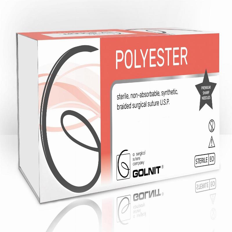 Поліефірна стрічка (поліестерова) шовний матеріал 6мм лігатура 100см